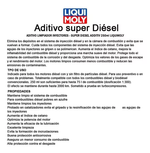 Liqui Moly Limpiador Inyectores Diesel 