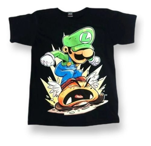 Camisetas Estampadas Niño Comics Mario Bros Luigi