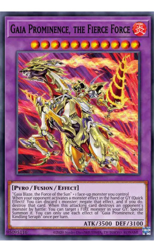 Yugioh! Gaia Prominence, The Fierce Force