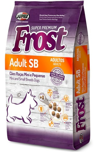 Imagen 1 de 2 de Alimento Perro Frost Adulto Raza Pequeña 2,5 Kg