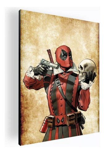 Cuadro Poster Marvel Deadpool Shakespeare 84x118 Cm
