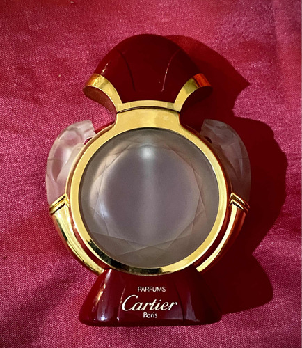 Antiguo Frasco Perfume Cartier Paris 50ml Made In France