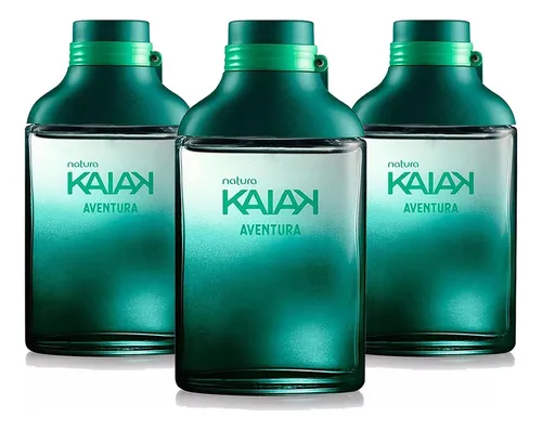 Kaiak Aventura Colônia Masculino C/ 3 Unid Natura Originais