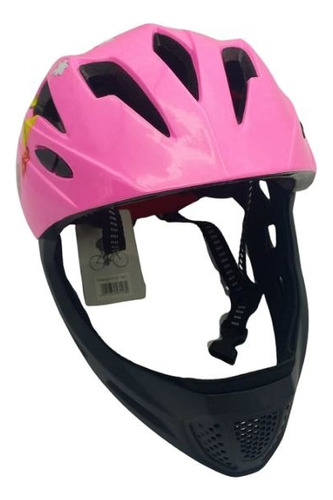 Casco Bicicleta Niño(a) Con Luz Ajustable Unisex Con Diseño