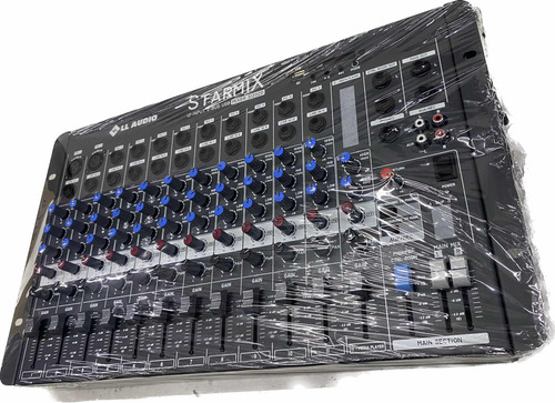 Mesa Som 12 Canais S1202r Ll Audio Console Novo Bluetooth
