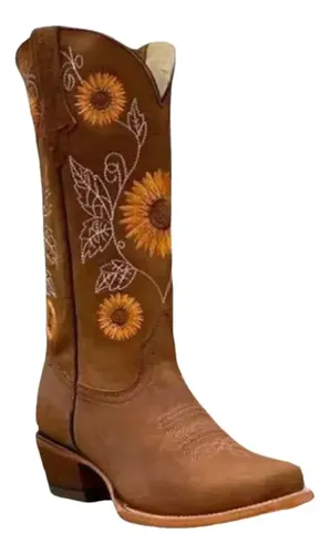 Coleção 2025 Botas De Cowboy Bordadas Oversized (unissex ...