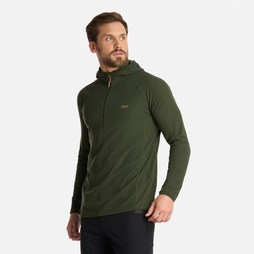Polerón Hombre Jacaranda Nano-f 14 Zip Hoody Verde Lippi I25