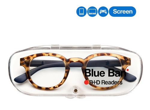 Imagen 3 de 7 de Lentes Para Computadora Pregraduado B + D Blue Ban Readers