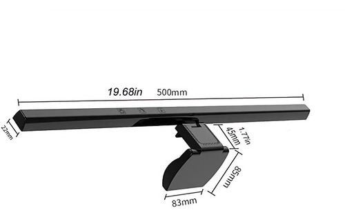 Imagen 4 de 7 de Lampara Para Portátil O Monitor Para Iluminar Teclado Grande