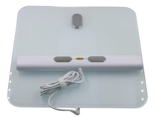 Báscula Digital If-2802 Baño Táctil Cristal Templado Noval Color Blanco