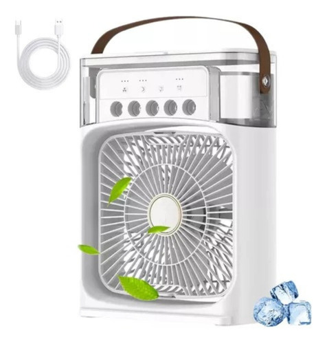 Climatizador De Ar C/ Reservatório Para Agua Gelo E Aromas