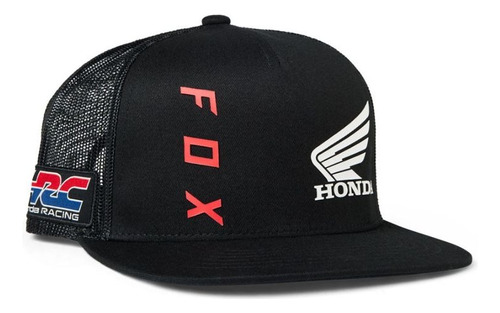 Jockey Fox X Honda Snapback  Negro 