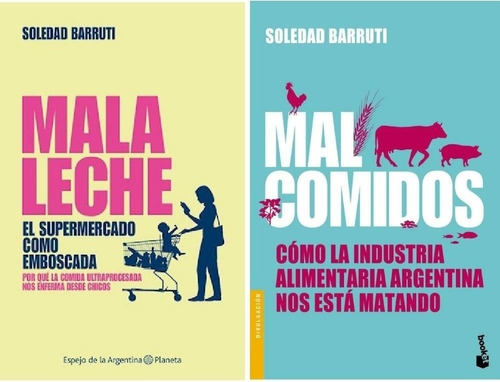 Lote Mala Leche + Mal Comidos De Soledad Barruti 29s