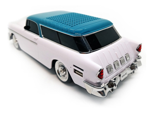 Caixa De Som Classic Edition Cadillac Fm Usb Bluetooth Cor Branco