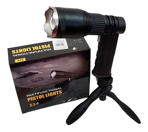 Imagen 1 de 7 de Linterna Luz Verde Con Tripode De Soporte Ideal Para Cazar.
