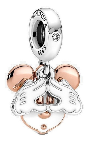 Dije Charm Pandora Mickey Mouse Disney Oro Rosa Original