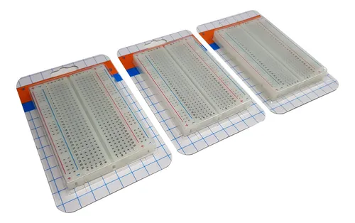 Breadboard 400 Puntos Tamaño Medio Para Arduino Raspberry Pi
