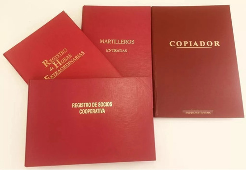 Libro De Actas De 100 Pgs Tapa Dura