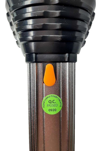 Imagem 4 de 4 de Lanterna Recarregável Dp-9151 Com Sinalizador 1 Led 3 Watts