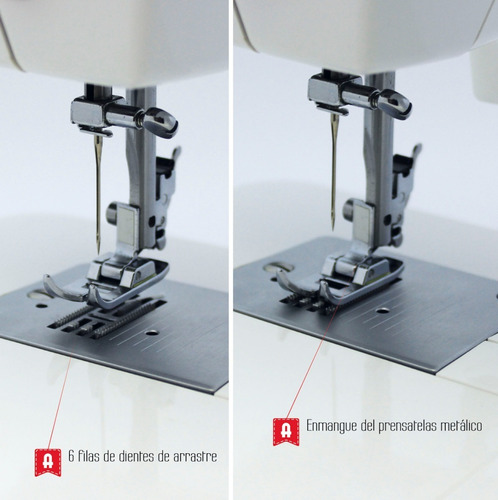 Imagen 8 de 9 de Máquina De Coser Doméstica Style 40 Alfa