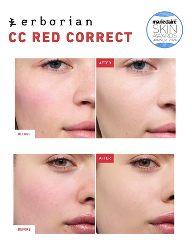 Erborian Cc Red Correct - Corrector De Color Verde