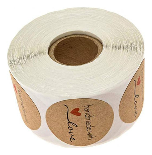 Lrxp Sroje 3 De 6 Rollos De 500 Pegatinas Redondas