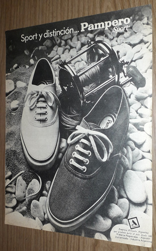 P144 Clipping Antigua Publicidad Zapatilla Sorpasso Año 1972 (Usado)