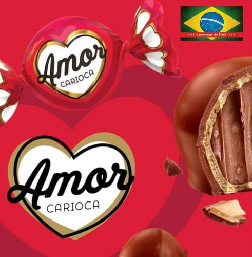 Bombones Amor Carioca Brasil. Únicos!!! Nestlé Lacta Garoto