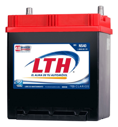 Acumulador Lth Tipo L-ns40-320. Entrega Cdmx.