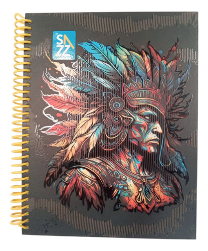 Cuaderno O Libreta Profesional Pasta Dura 100h Sazz 6pzas Cuadro Grande C7
