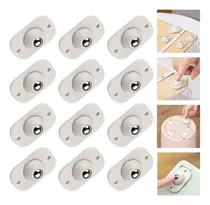 Comprar Rueditas Pack X12 Adhesivas Giratorias Ruedas Para Muebles Ruedas Blanco