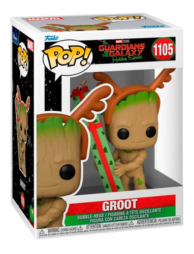 Funko Pop Marvel Guardians Of Galaxy Holiday - Groot 1105