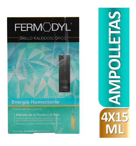 Tratamiento Capilar Fermodyl Humectación Máxima 4 Ampolletas
