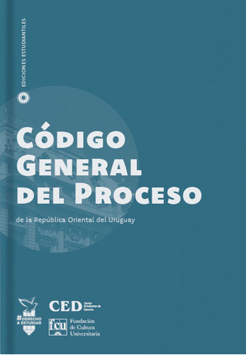 Libro: Código General Del Proceso - Ed. Estudiantiles / Fcu