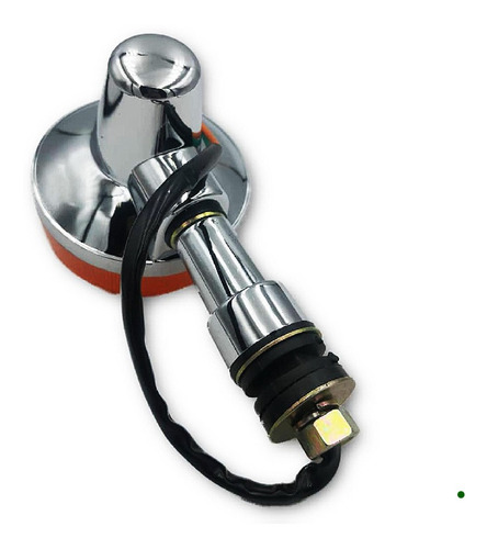 Imagen 2 de 2 de Luz Cruce Gn125 Cromado Mod Viejo Gen Moto