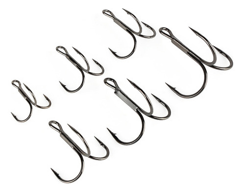 Kit De Anzuelos Triples Para Pesca, Anzuelos Con Púas De Ace