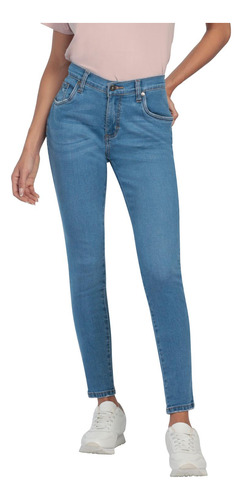 Pantalón Jeans Skinny Cintura Alta Lee Mujer 342