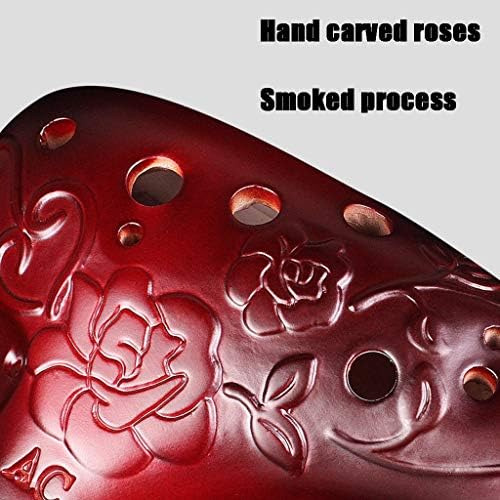 Zycsktl Principiante Adulto 12 Hoyos Alto C Arcilla Ocarina,