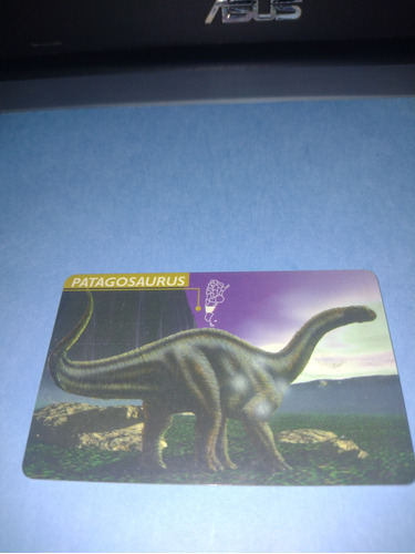 Tarjeta De Teléfonos Usada Con Serie Dinosaurios Argentinos 