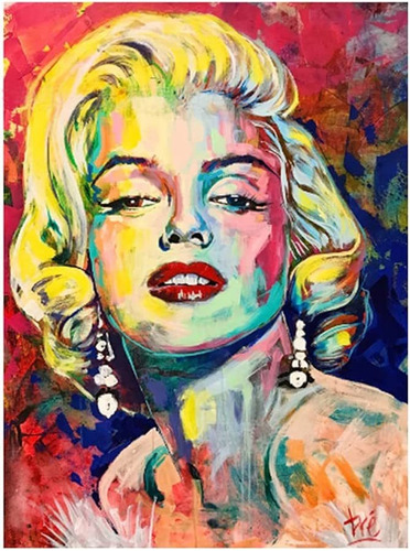 Cuadro Vinil Digital Marilyn  Monroe 