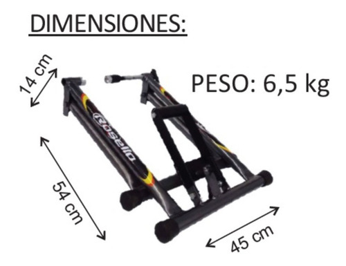 Rodillo De Entrenamiento Bici Fija Ciclismo Plegable