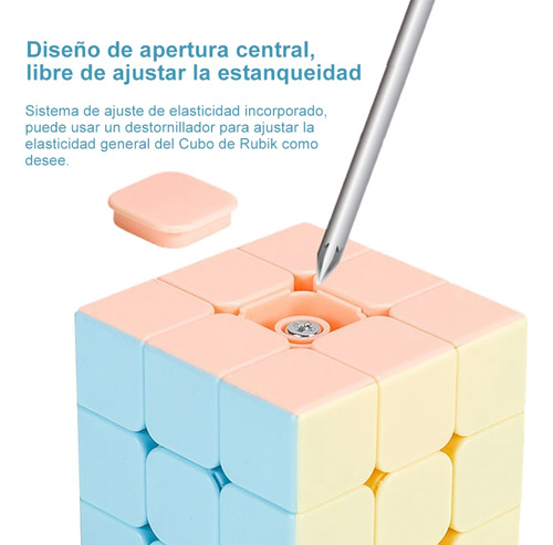Cubo Magnético Cubo De Rubik De Colores Sin Pegatinas