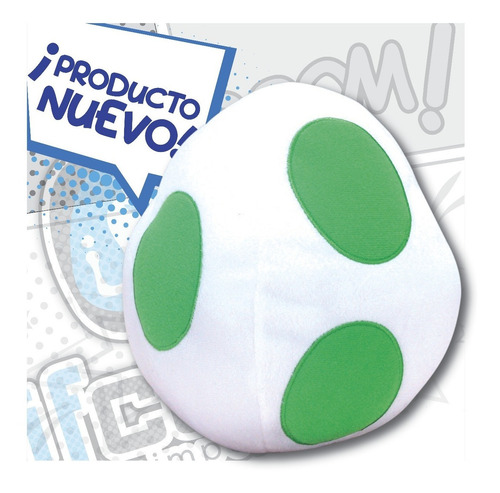 Peluche Huevo Egg De Yoshi Super Mario Bros Nintendo