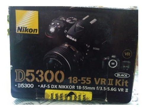 Nikon D5300 18-55mm Vr 2 Kit F/3.5-5.6g Vr 2 Color  Negro