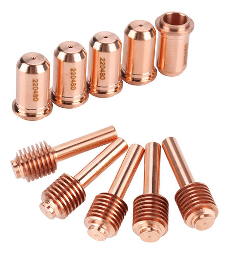 5 Peças 220478 Eletrodo 5 Peças 220480 Pontas De Bico Consum