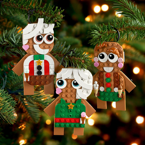 Set Lego Adornos De Pan De Gingerbread Ornaments 40642 190