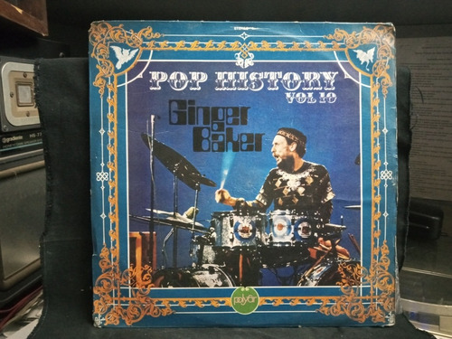 Lp Ginger Baker Pop History Vol 10 Nacional 72 Ótimo