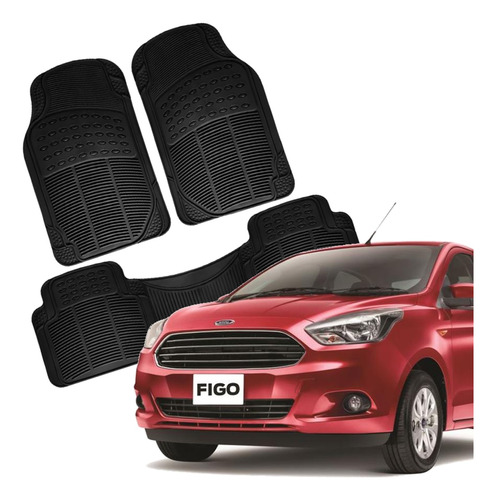 Tapete Ford Figo 2016 2017 2018 Reforzado 3 Pza T3p A