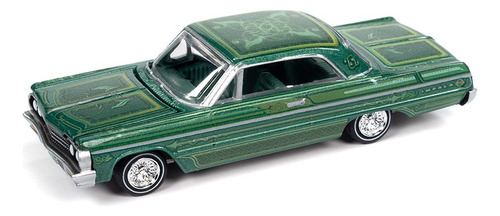 Chevrolet Impala Lowrider 1964 Verde 1:64 Racing Champions