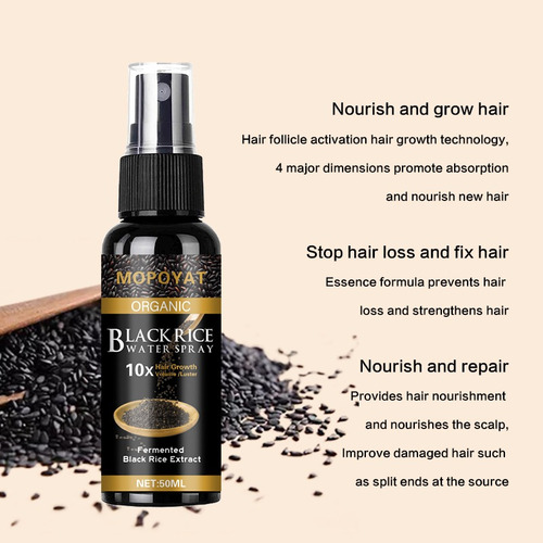 Fl 2pcs Loción Capilar Spray Cabello Y Barba Nutre Hidrata